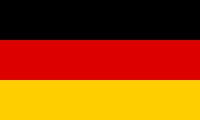 Flag of the country where German (Deutsch) is most spoken