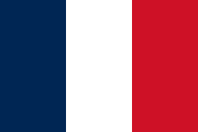 Flag of the country where French is most spoken
