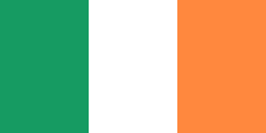 Flag of the country where Irish is most spoken