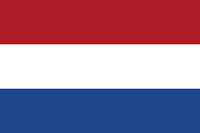 Flag of the country where Dutch is most spoken