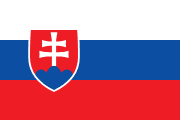 Flag of the country where Slovak is most spoken